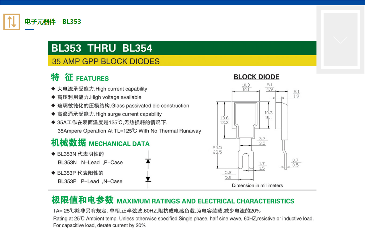 Electronic component—BL353(图1)